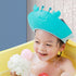TOYANDONA Toddler Hair Washing Shield, Baby Shower Cap, 2pcs Cute Crab Shampoo Hat, Adjustable Silicone Hair Washing Hat