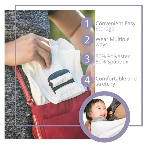 Baby Wrap Carrier | All-in-1 Original Breathable Baby Sling | Newborn to Toddler Baby Wrap Sling