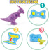 Sets 37 Dinosaur Color Dough Toys, Pieces Dino Theme Color Dough Tools Accessories with Volcano and Fossils for Boys