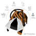 Zhbvncp French Horn Pattern Baby Car Seat Cover & Breastfeeding Nursing Cover - Breathable Stretch Fabric Multi-Use
