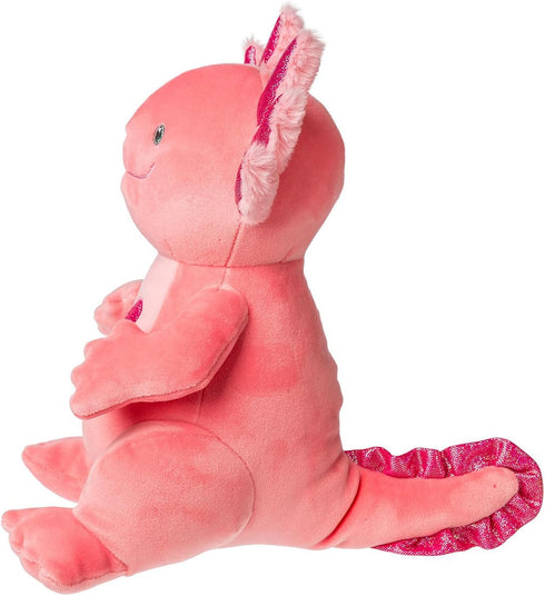 Mary Meyer Stuffed Animal Smootheez Pillow-Soft Toy, 10-Inches, Pink Jazzi Axolotl