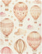 Fitted Crib Sheets for Boys Girls, Soft Breathable Comfortable Watercolor Hot Air