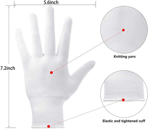 LED Gloves with Flash Finger Lights - 3 Colors, 10 Modes Colorful Light Up Gloves for Christmas Parties