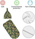 Broiteid Set Camo Green Newborn Swaddle Blanket Baby Stuff Baby Swaddling Blanket with Beanie Soft for Unisex Girls