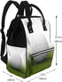 OUSIKA Backpack Daypacks Golf Ball Print Diaper Bag Multifunction Laptop Travel Large Nappy Bag, Black, One Size