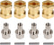 INJORA RC Hex Hub 12mm Brass Wheels Hex Hub Extension for 1/10 RC Crawler Axial SCX10 90046 D90