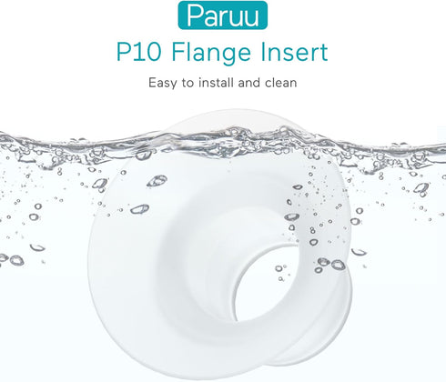 P10 19mm, 2 Pack Paruu Flange Insert Original Breast Pump Parts, Wearable Breast Pump Replacement Accessories