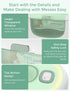 Momcozy 100pcs 10-Min 4 3-Level New Baby Wipe Warmer, Larger Capacity Wipe Dispenser, Fast Heating with Temperature