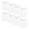 Tiny Twinkle 8 Pack Baby Bibs for Drooling and Teething Waterproof &