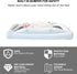 RAUMRIGGE 61 Inches Cozy Set Inflatable Toddler Travel Bed - With Pillow Portable Toddler Bed for Travel with Safety