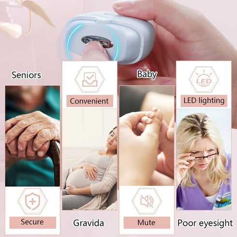 Generic Trimmer, Electric Nail Clipper, Portable & Easy to Use Fingernail USB Rechargeable Electric Nail Clipper