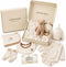Newborn Baby Gift Set, 8-Piece Cotton Baby Clothes Gift Box for 0-3