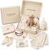 Newborn Baby Gift Set, 8-Piece Cotton Baby Clothes Gift Box for 0-3