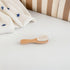 Set Hairbrush and Comb with Soft Wool Bristles and Beech Wood Handle for Newborns and Styling and Grooming Kit