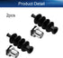 Heyiarbeit 42mm RC Boat Waterproof Push Rod Rubber Seal Bellow with Aluminum Mount, 2pcs
