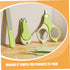 Set CHILDWEET Manicure Kit with Nail Clippers and Nail Filer for Infants Portable Green for Newborn Grooming and Travel
