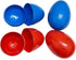 Higoala 24 Pack 2.5" Fillable Plastic Easter Eggs Hunt Party Supply - Assorted Color Plastic Eggs
