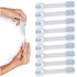Child Safety Strap Locks (4-Pack) for Cabinets, Drawers, Toilet, Fridge, Easy Installation with 3M Adhesive Pads