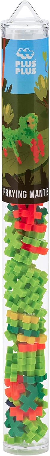 PLUS PLUS Praying Mantis - 70 Piece Construction Building STEM/STEAM Toy, Interlocking Mini Puzzle Blocks for Kids