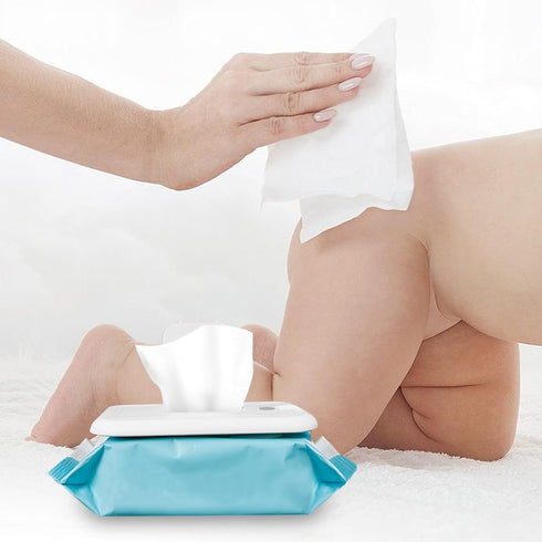 NASSMOSSE 45-55 Portable USB Baby Wipe Warmer Compact Wet Wipes Dispenser for Car Travel Winter