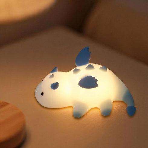 Cute Silicone Night Light for Kids - Touch Control LED Nursery Lamp