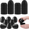 zsccxq 24 Pcs 4 Inch Black Fillable Empty Plastic Easter Eggs Bright Easter