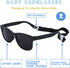 MAXJULI Baby Infant Sunglasses, Safe and Soft with Adjustable Strap, BPA Free, for 0-24 Months, Model 7002