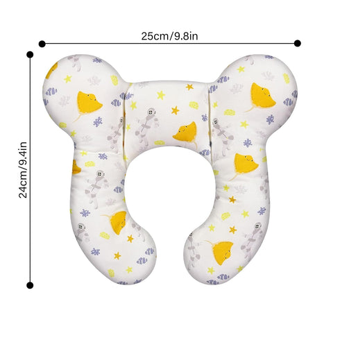 DEEZOMO (A10) Baby Neck Pillow - Upgraded Baby Support Travel Head Pillow, Portable Headrest for Toddlers & Children