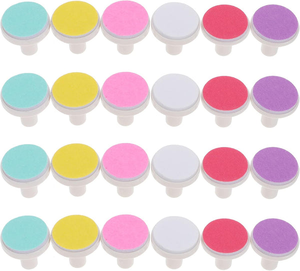CTIRCHIU 24pcs Nail File Pads Electric Nail Trimmer Replacement Pads for Smooth Lightweight