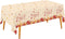 Gatherfun Maple Leaves Waterproof Plastic Tablecloths, Disposable Covers for Fall Parties, 4PCS 54x108 Inch