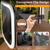 360Rotation MoKo Baby Car Mirror with Light, Shatterproof Car Seat Mirror for Baby Rear Facing with Remote