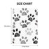 Zhbvncp Dog Paw Print Black White Baby Car Seat Cover & Breastfeeding Nursing Cover - Breathable Stretch Fabric