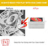 UNO Card Case Holder for Mattel Classic UNO Card Game, Holds 108 Pcs, 3.93 x 2.6 x 1.57 Inch Plastic Storage Box
