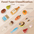 Sets 3+ Lehoo Castle Wooden Play Food for Kids Kitchen, Food Toys for Toddlers Year Old, Pretend Food Play Kitchen