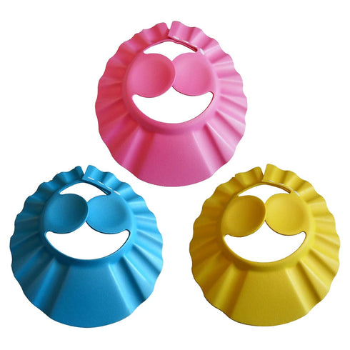 Pjeghbvop Kids Shampoo Hat Bathing Eye Protective Shower for Newborn Toddler & Adjustable Caps Shower Bath Gear