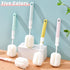5PCS (5 Spong Bottle Brush Cup Brushes Sponge Baby Bottle Brushes Long Handle Cup Scrubber Brush Portable Sponge
