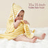 Momcozy 2 Pack Set 35 35 Inch, Hooded Baby Towel, Baby Bath Towel with Large X Super Soft Cotton and Hooded Towel