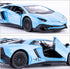 1/36 Scale Aventador LP700-4 Casting Car Model, Zinc Alloy Toy for Kids, Pull Back Vehicle Gift