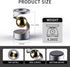 berotok CommunicateSilver-Gold Fidget Toys, Kinetic Desk Toys for Adults, Cool Metal Gravity Resistance Desk Toys