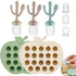PandaEar 2 Pack Baby Breastmilk Popsicle Molds & 3 Pack Baby Fruit