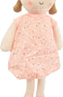 15" (89835) Linzy Toys, Soft Plush Light Pink Blue Emily Rag Doll for Girl, My First Rag Doll, Muecas de Trapo para