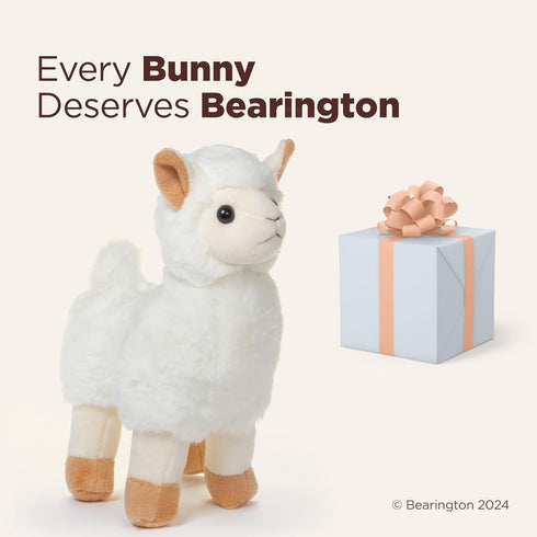Bearington Lil' Alma Small Plush Stuffed Animal Llama - 7 inches