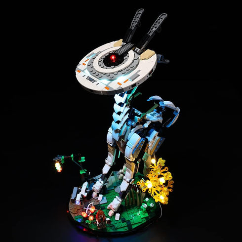 Kyglaring LED Lighting Kit for Lego Horizon Forbidden West: Tallneck 76989 Model Building Set - Classic Version (No
