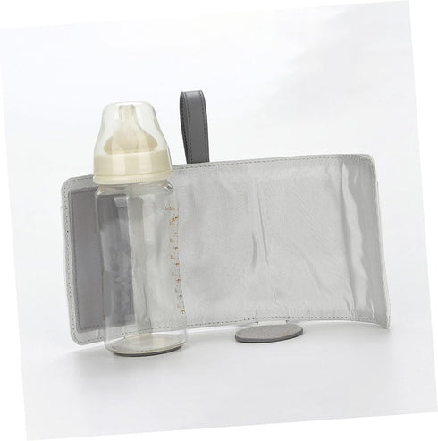 Portable Baby Bottle Warmer Bag USB Heated Milk Bottle Holder for-the-Go Adjustable Temperature for Breastmilk for Car