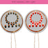BTBEMO 80mm 20Pcs Mini LED Lights Long Distance Coil Induction Light and Colorful High Brightness Induction Lights