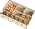 The Broken Token Mice and Mystics Compatible Game Organizer - Wood Storage Box with Multiple Trays and Boxes