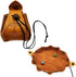 Celtic Tree DND Gifts Dice Bag - Genuine Leather Tray with Drawstring & Button for D&D Dice, Jewelry Storage