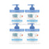 12 Oz (Pack 4) Happy Cappy Moisturizing Cream - Baby Eczema Cream, Eczema Lotion for Kids, Pediatrician-Formulated