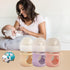 Kingwi 3 Pack 4 OZ) Silicone Sleeves for Avent Natural Glass Baby Bottles, Anti Breakage Baby Bottle Holder, Compatible