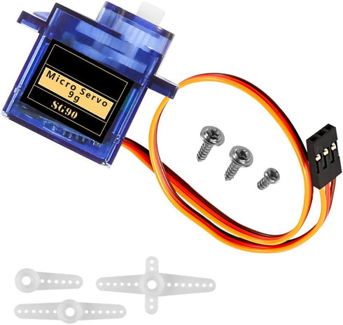 8-Pack SG90 9G Mini Servo Motor Kit for RC Projects - Versatile Control for Robots and Vehicles
